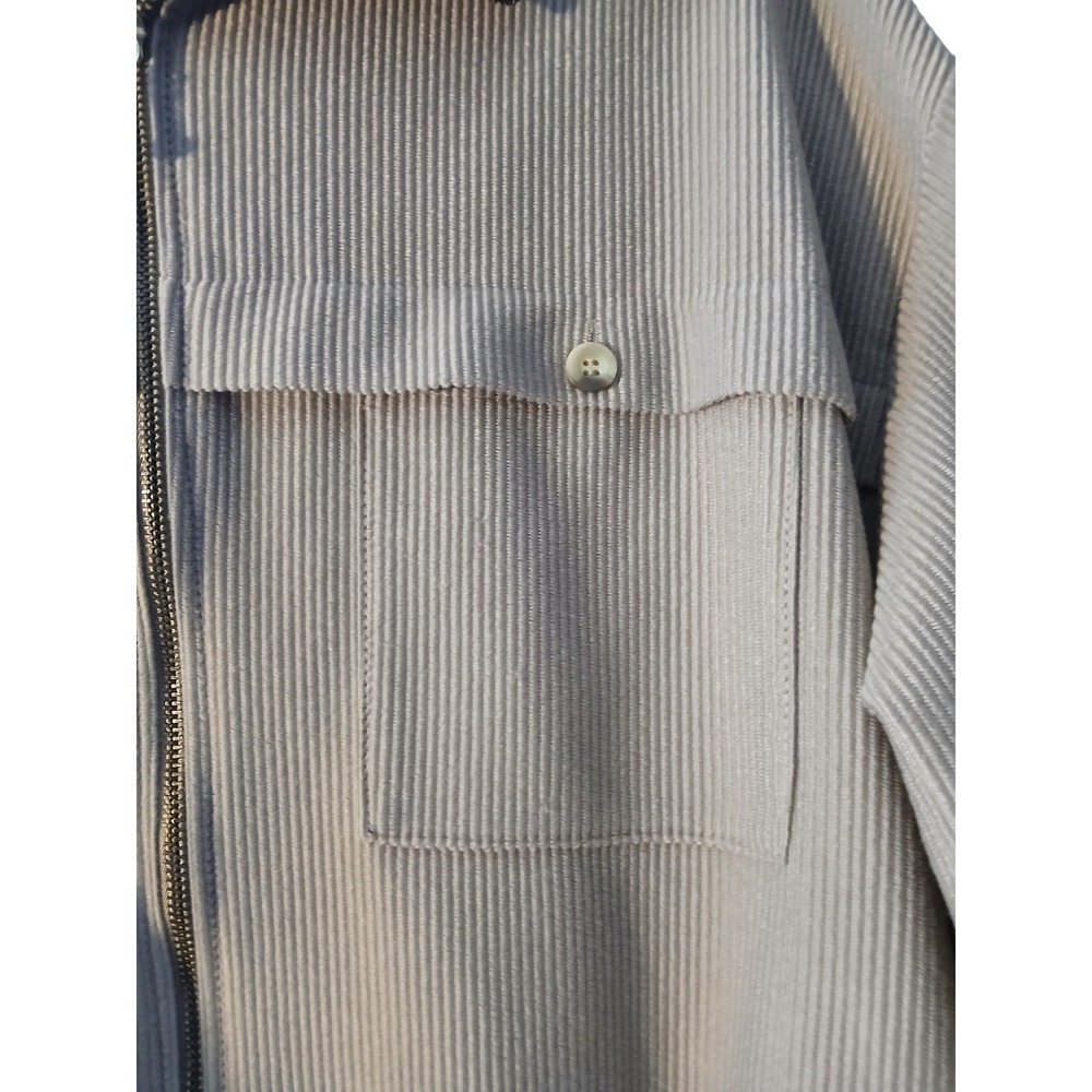 VINAGE Teddi Tan Corduroy Zip Up Jacket Pants Set Two Piece Women's Size Medium - Picture 4 of 7